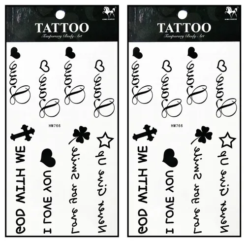 Vista 22 de Tatuajes 2 hojas de tatuaje temporal 3D paraguas de sol nubes de lluvia para mujeres hombres espalda baja hombro cuello brazo tatuaje etiqueta