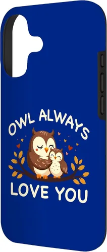Vista 2 de Owl Always Love You Mon, Parent Endearing Touching Moment Case for iPhone 17