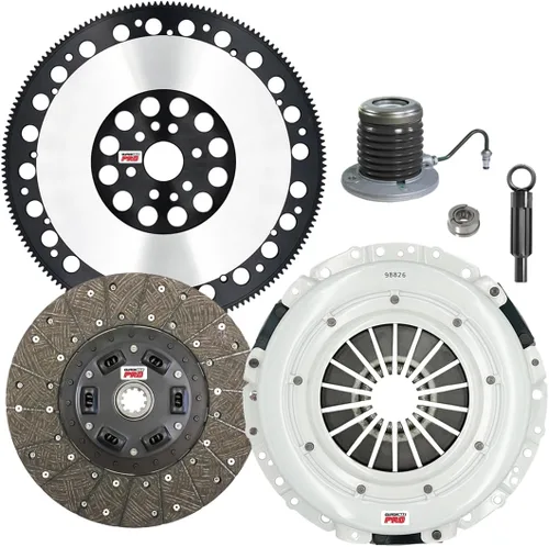 Vista 8 de PRO Performance Stage 1 Kit de embrague con volante Chromoly compatible con Ford Mustang GT 2005, 2006, 2007, 2008, 2009, 2010; Bullitt 4.6L V8