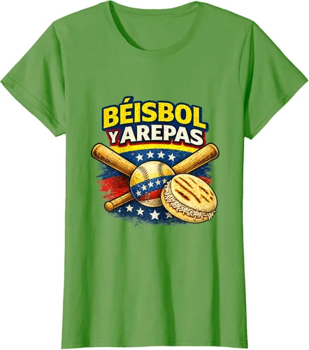 Vista 59 de Camiseta Beisbol y Arepas Venezuelas Baseball Pride Team 2026
