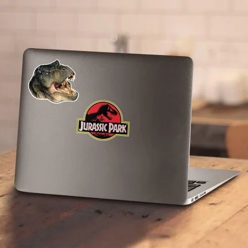 Vista 4 de Popfunk Camiseta clásica de Jurassic Park Bingo Dino Mr DNA