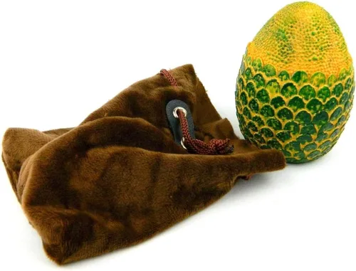 Vista 4 de Dragon Egg - Réplicas de pisapapeles de resina sólida de 4.5 pulgadas, juego de 3, rojo, verde y azul