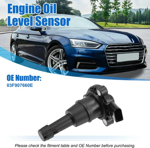 Vista 2 de X AUTOHAUX No.03F907660E Sensor de nivel de aceite para Audi A3 2015-2020 para Audi Q3 TT 2019-2023