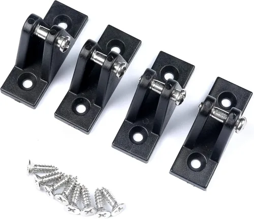 Vista 5 de Thorn Bisagra de cubierta superior para barco Bimini, accesorios de nailon de montaje plano, accesorios de montaje con diapositiva de mandíbula