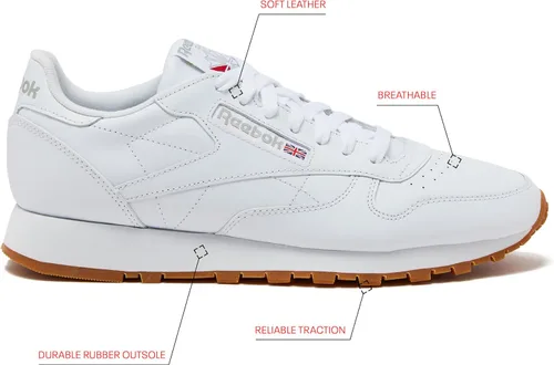 Vista 2 de Reebok Men's Classic Leather Sneakers