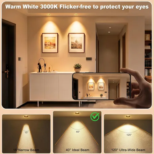 Vista 3 de Boxlood Bombilla LED MR16 regulable que cumple con UL, 90% de ahorro de energía, 3000 K blanco cálido, ángulo de haz de 40 grados, CA/CC 12 V, 5