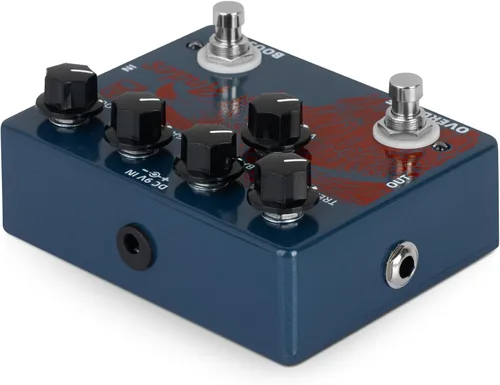Vista 4 de Caline DCP-11 Andes Boost Overdrive Pedal de efecto dual para guitarra