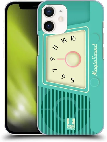Vista 11 de Head Case Designs Aerojane Vintage Radio Phone Hard Back Case Compatible with Apple iPhone 12 Mini