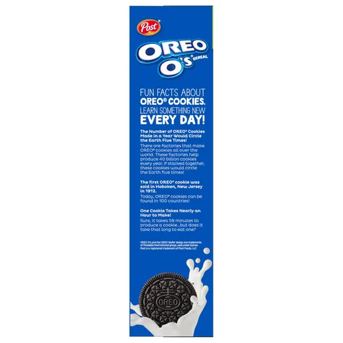Vista 9 de Post OREO Os Cereal para el desayuno, caja de 17 onzas