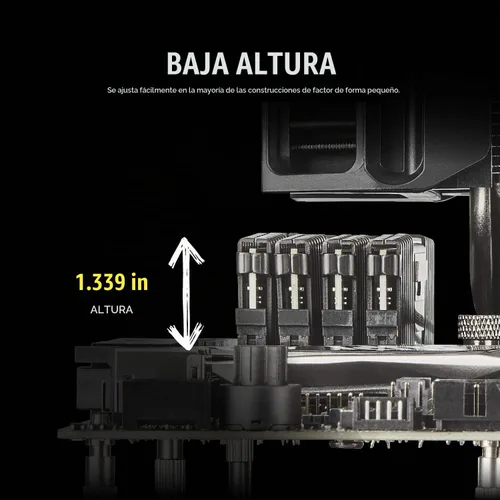 Vista 5 de Corsair LPX 32GB (2x16GB) 3200MHz C16 DDR4 DRAM Kit de memoria, negro (CMK32GX4M2B3200C16)