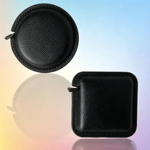 Vista 5 de Cinta métrica de cuerpo para coser a medida de tela, cinta métrica para mediciones médicas corporales, 60 pulgadas/4.9 ft, regla retráctil de doble