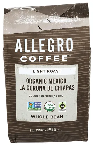 Vista 12 de Allegro Coffee Organic Cafe La Duena Café en grano entero, 12 oz