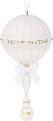 Vista 7 de Hallmark Keepsake Adorno de Navidad 2024, marco de fotos Grow Wild, Sweet Child, Porcelana