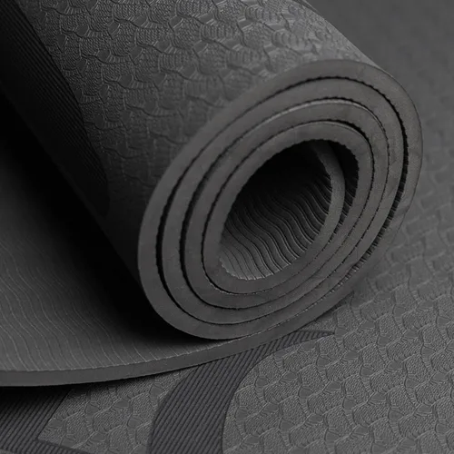 Vista 7 de Hero Lyfe - Tapete de yoga con grabado de calavera "We the People", TPE negro antideslizante, 72" x 24" x 0.236 in, tapete patriótico de fitness