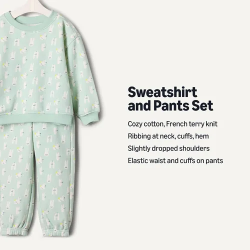 Vista 2 de Tienda Essentials x Sofia Grainge Toddlers and Baby Boys' Sweatshirt and Sweatpant Set