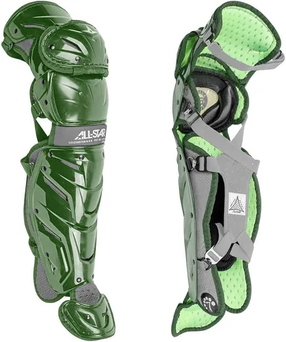 Vista 13 de All-Star Protectores de piernas de béisbol S7 Axis para jóvenes de 9 a 16 años, estándar NOCSAE, protección de nivel élite con tecnología patentada