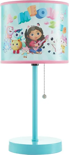 Vista 8 de Lámpara de mesa para niños Frozen 2 con cadena de tracción, metal, pantalla decorativa impresa temática Multicolor