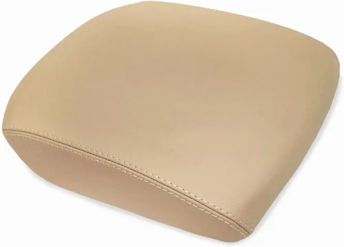 Vista 2 de Kit de reemplazo de apoyabrazos para puerta delantera de cubierta de consola central Dunhil, compatible con Pilot 2009-2013 (Beige)