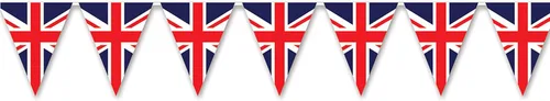 Vista 4 de Beistle 200 palillos de comida Union Jack, 2.5 pulgadas, rojo/blanco/azul