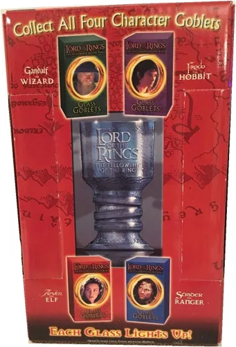 Vista 3 de The Lord of The Rings "La comunidad del anillo" Copa de cristal de Arwen el elfo