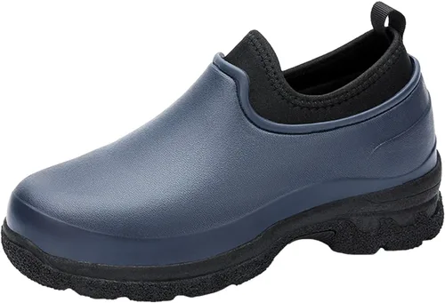 Vista 10 de Meidiastra Zapatos de chef para hombre y mujer, impermeables, antideslizantes, para cocina, trabajo, zuecos de enfermera, zapatos de seguridad