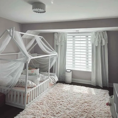 Vista 6 de Cama de suelo Montessori para niños pequeños, cama de casa Montessori, marco de cama de casa para niños, cama de piso para niños, cama de plataforma