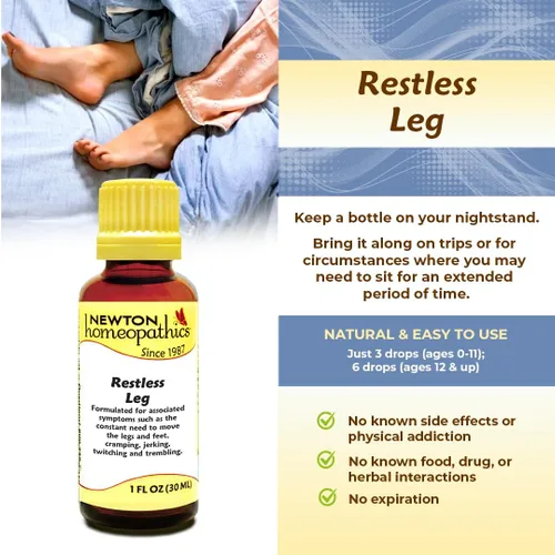 Vista 6 de Newton Labs Restless Leg, 1 fl. oz.