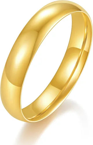 Vista 7 de Anillo de boda de calce cómodo, resistentes al deslustre, liso, pulido, de plata fina 925, anillo de 4 mm Plata de ley de 0.157 in
