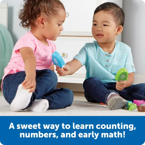 Vista 2 de Paletas con números Number Pops para recursos de aprendizaje, de Learning Resources