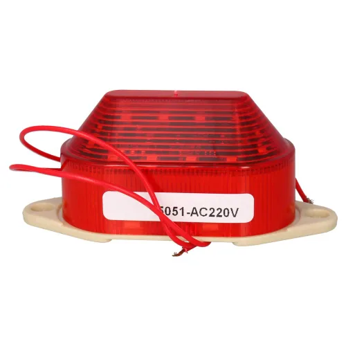 Vista 10 de Bettomshin Bombilla de advertencia estroboscópica, 12 V CC 10 W, torre de señal industrial, sin zumbador, lámpara indicadora de alarma para obras