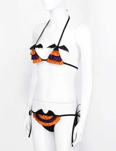 Vista 3 de TSSOE - Conjunto de lencería de bikini para mujer, talla única