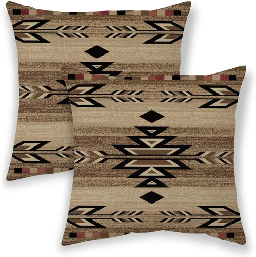 Vista 14 de BETGINY Fundas de almohada de verano para exteriores de 16 x 16 pulgadas, 2 unidades, color aguamarina, verde azulado, crema, sol, bohemio