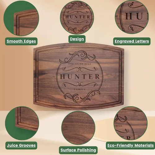 Vista 8 de Custom Cutting Board, Anniversary Gifts, Personalized Cutting Board, Gift For Dad, Couples Gifts, Personalized Charcuterie Board, wedding gifts for