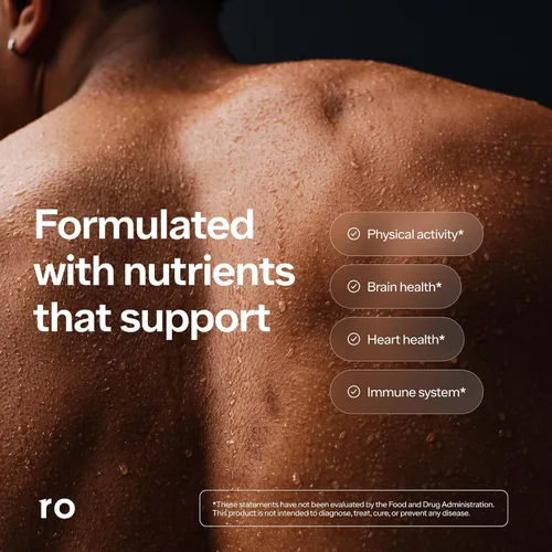 Vista 6 de Ro Daily Multivitamínico para hombres Apoya la actividad física, la salud del cerebro y el corazón y el sistema inmunológico con 23 nutrientes
