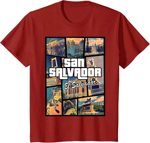 Vista 68 de Camiseta Orgullosa de San Salvador Capital El Salvador