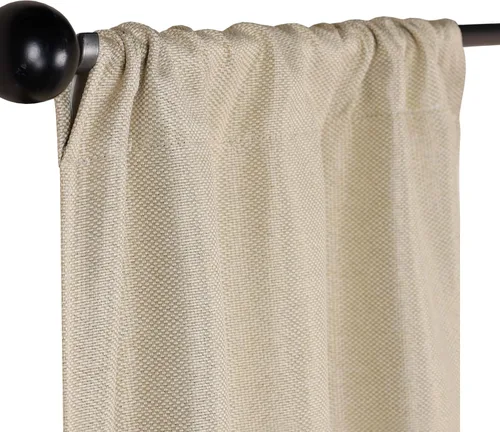 Vista 15 de Superior Cortinas opacas, aisladas, cortinas con bloqueo solar para dormitorio, sólidas, texturizadas, ventana de sala de estar, tejido térmico