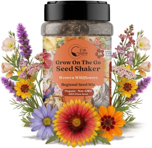 Vista 12 de Mezcla regional de semillas de flores silvestres de GevaGrow (Midwest Wildflowers Mini Shaker)