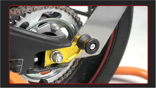 Vista 7 de Para Yamaha FZ6R FZ6 FZ8 FZ1 FZ400 FZ25 FZS600 FAZER XSR900 XSR700 XSR155 Motocicleta Basculante Carretes Soporte Tornillo M6 Brazo oscilante