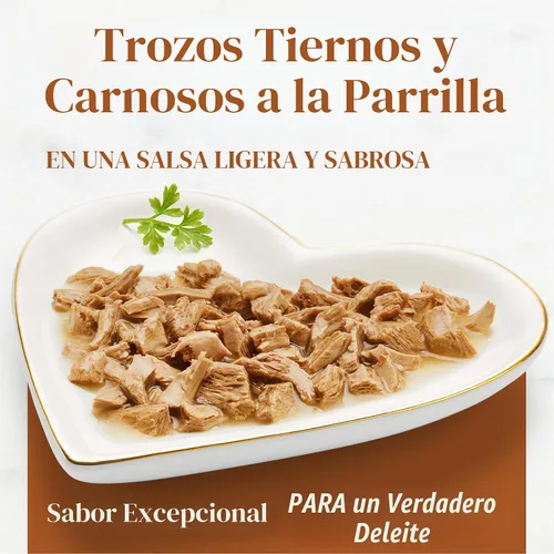 Vista 3 de Purina Fancy Feast - Comida para gatos húmeda, en salsa, enlatada y grillada