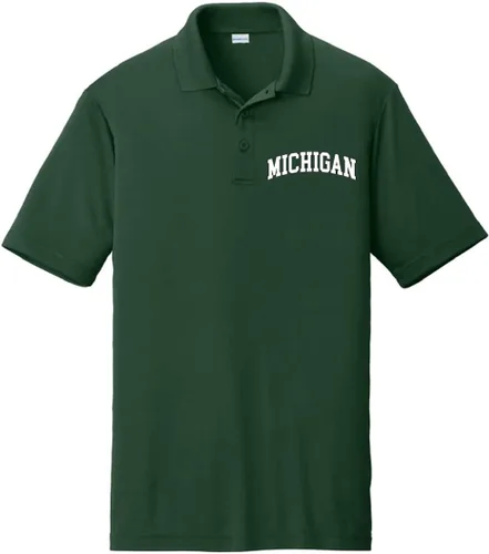 Vista 43 de State Sports Fan Wear Performance - Polo para hombre que absorbe la humedad Misuri