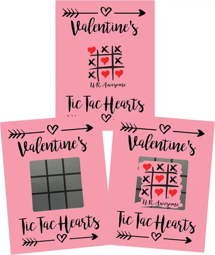 Vista 13 de My Scratch Offs Paquete de 26 tarjetas de San Valentín para rascar el corazón de Cupido, tarjetas de revelación de corazón de 3 x 4 pulgadas