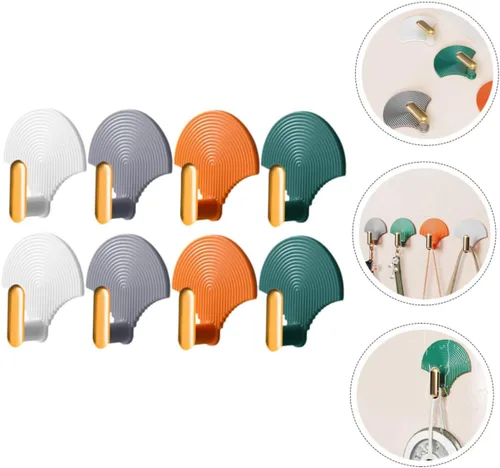 Vista 7 de Ganchos adhesivos de pared adhesivos para cinturón de llavero fácil de instalar multiusos para habitación