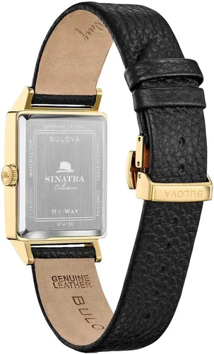 Vista 2 de Bulova Frank Sinatra My Way - Reloj con correa de cuero para hombre