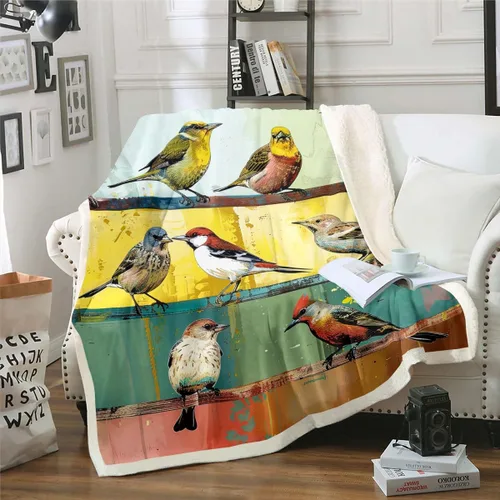 Vista 10 de Erosebridal Manta de vellón con diseño de caballo para niñas, niños y parejas, 40 x 50 pulgadas, diseño de animales salvajes, acuarela, 3D