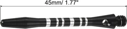 Vista 2 de PATIKIL Dart Shaft Medium 2BA Thread Aluminio Dart Stems Dart Accesorios Lanzamiento Montaje para Puntas de Acero