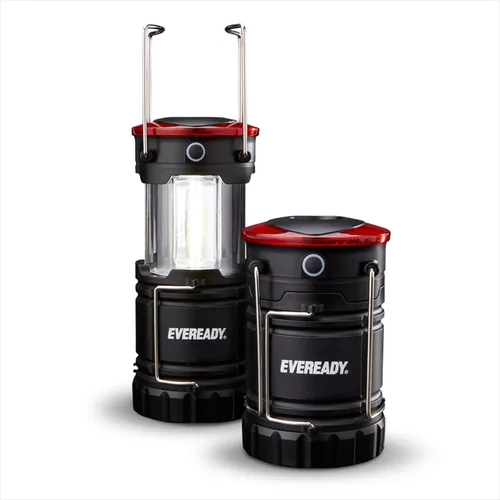 Vista 11 de Eveready LED Camping Lantern 360 PRO (3-Pack), Super Bright Tent Lights, IPX4 Water Resistant LED Lanterns for Power Outage Hurricane Preparedness