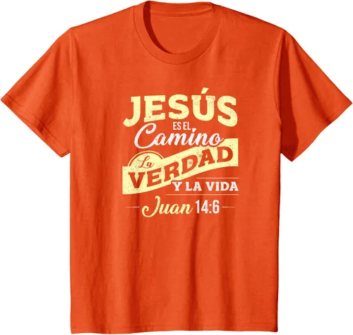 Vista 63 de Camisas de la Biblia de Jesus para los Cristianos Camiseta Española Negro