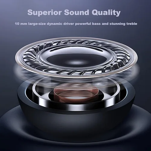 Vista 6 de Xmenha Auriculares inalámbricos pequeños para canales auditivos pequeños, auriculares azules más pequeños, auriculares Bluetooth micro pequeños