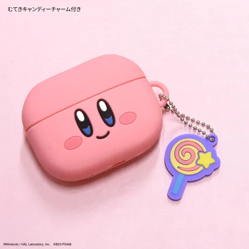 Vista 5 de Gourmandies Kirby BKBY-06A - Funda de silicona compatible con AirPods Pro (2ª generación) / AirPods Pro