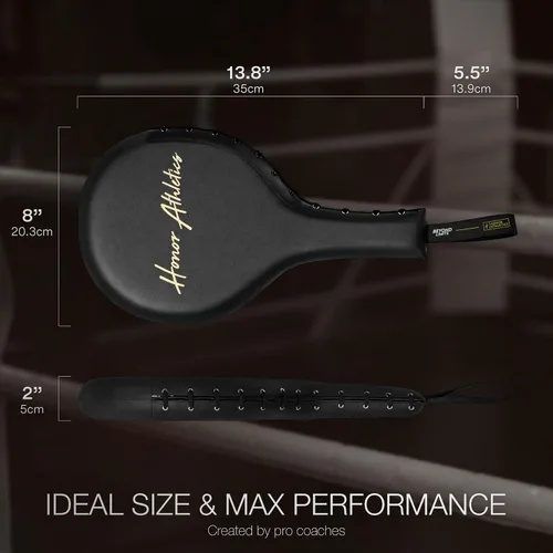 Vista 5 de Honor Athletics Professional Boxing and MMA Punching Paddles (Pair)